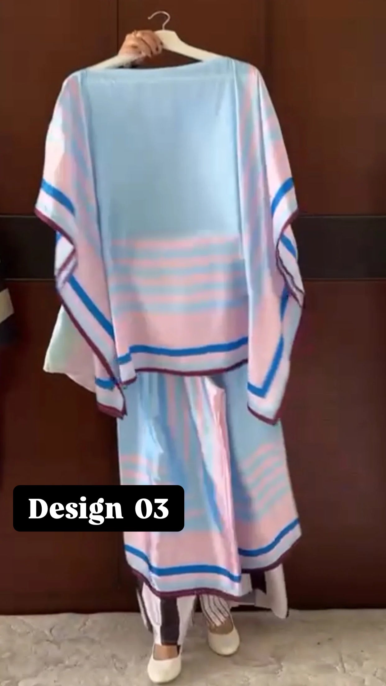 CH 539 Piece Printed Silk Co Ord Set