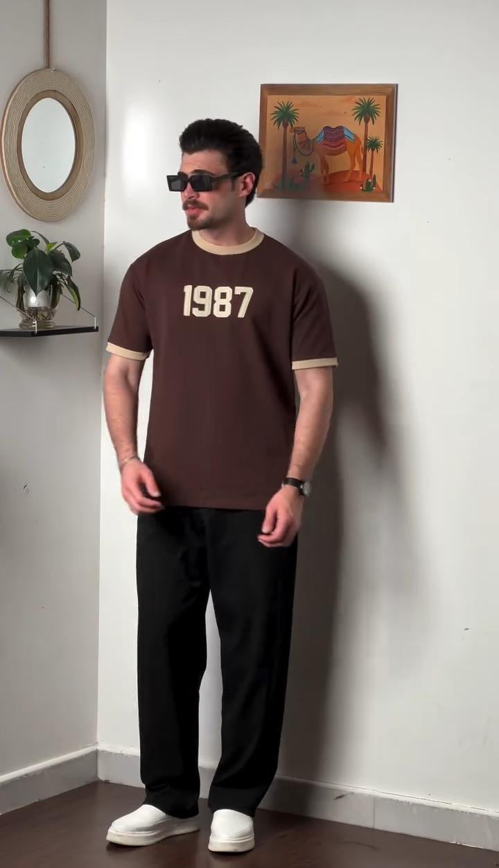 LI-87 MENS ATHLEISURE 1987 INSPIRED SET – SLIM FIT SHIRT & TROUSER