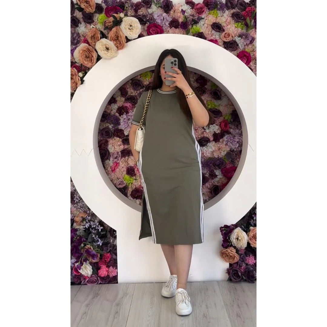 Cc Stripes Long Top CH 431