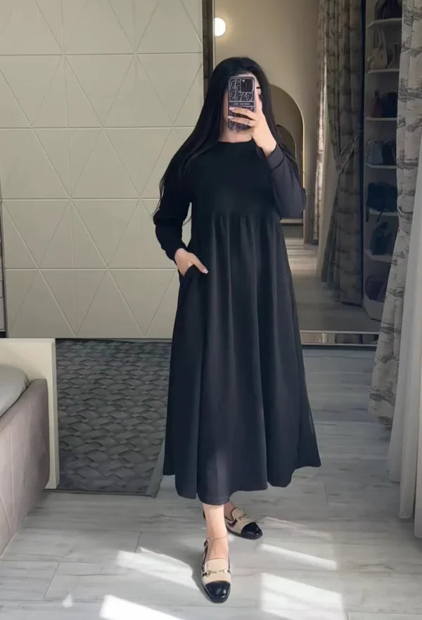 CH 523 Warm Fleece Long Fallen Top