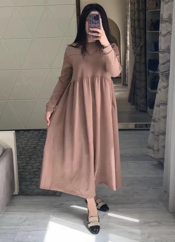 CH 523 Warm Fleece Long Fallen Top