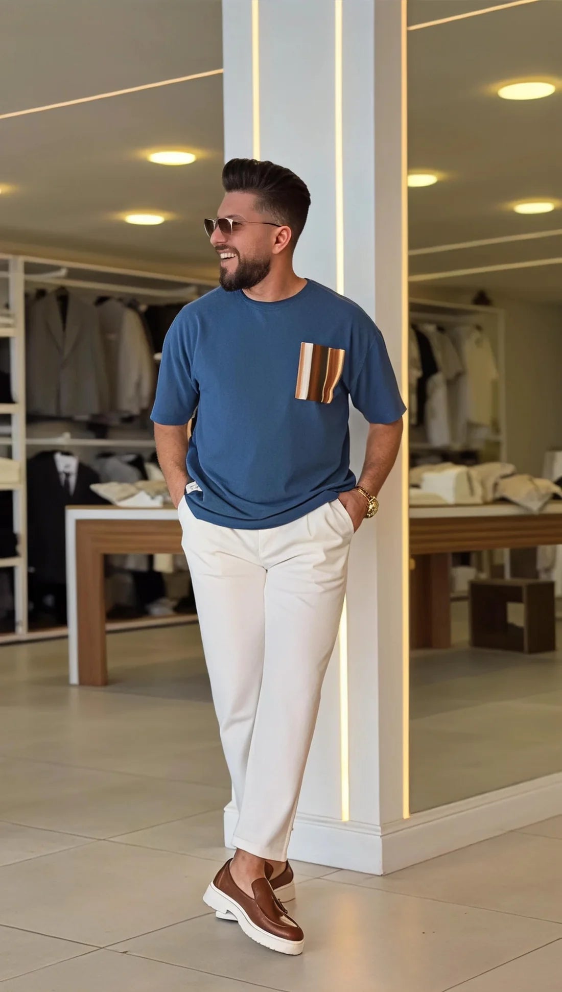 LI-56 Cc | Premium Pocket Detail Co-ord Set