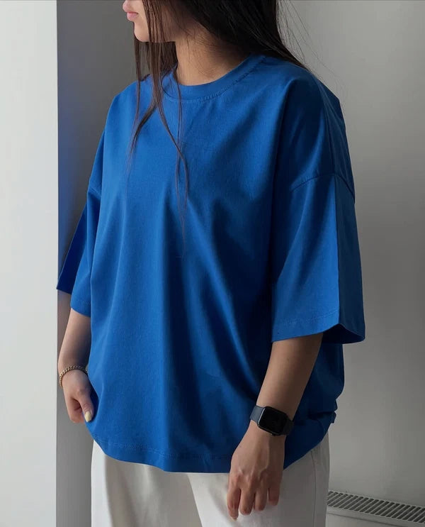 CH - 6113 - Downtown Oversized Tee |CLEVERCLOTHER