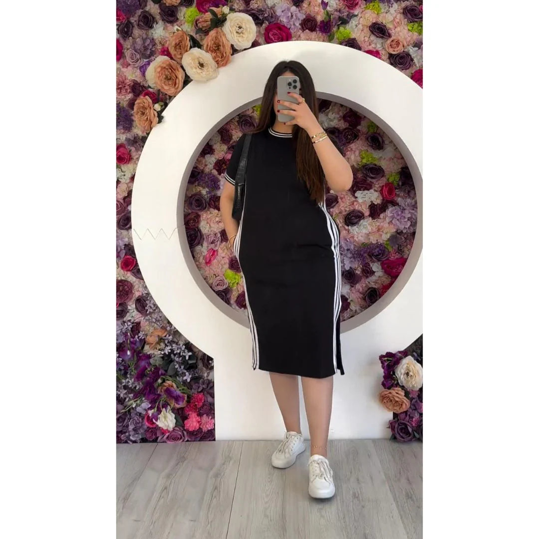 Cc Stripes Long Top CH 431