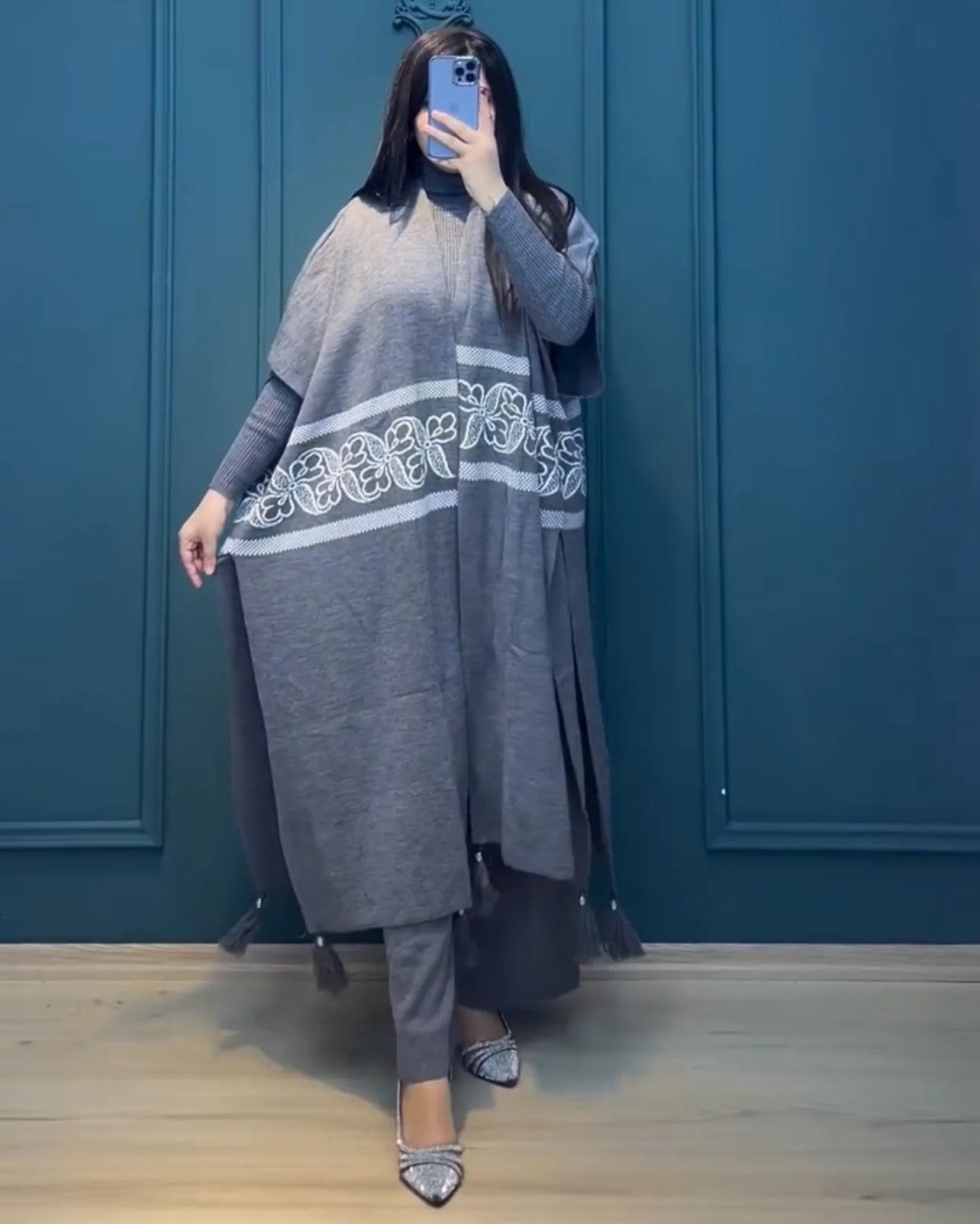 CH 504 Cc Ready To Wear 3 Pcs Winter Fleece Outfit