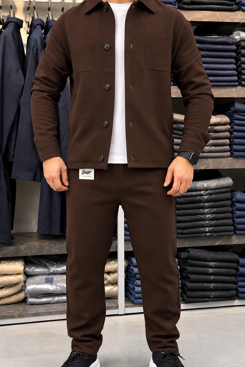 CC 3PC URBAN LUXE™ — Premium Jacket, T-Shirt & Trouser Set LI 187