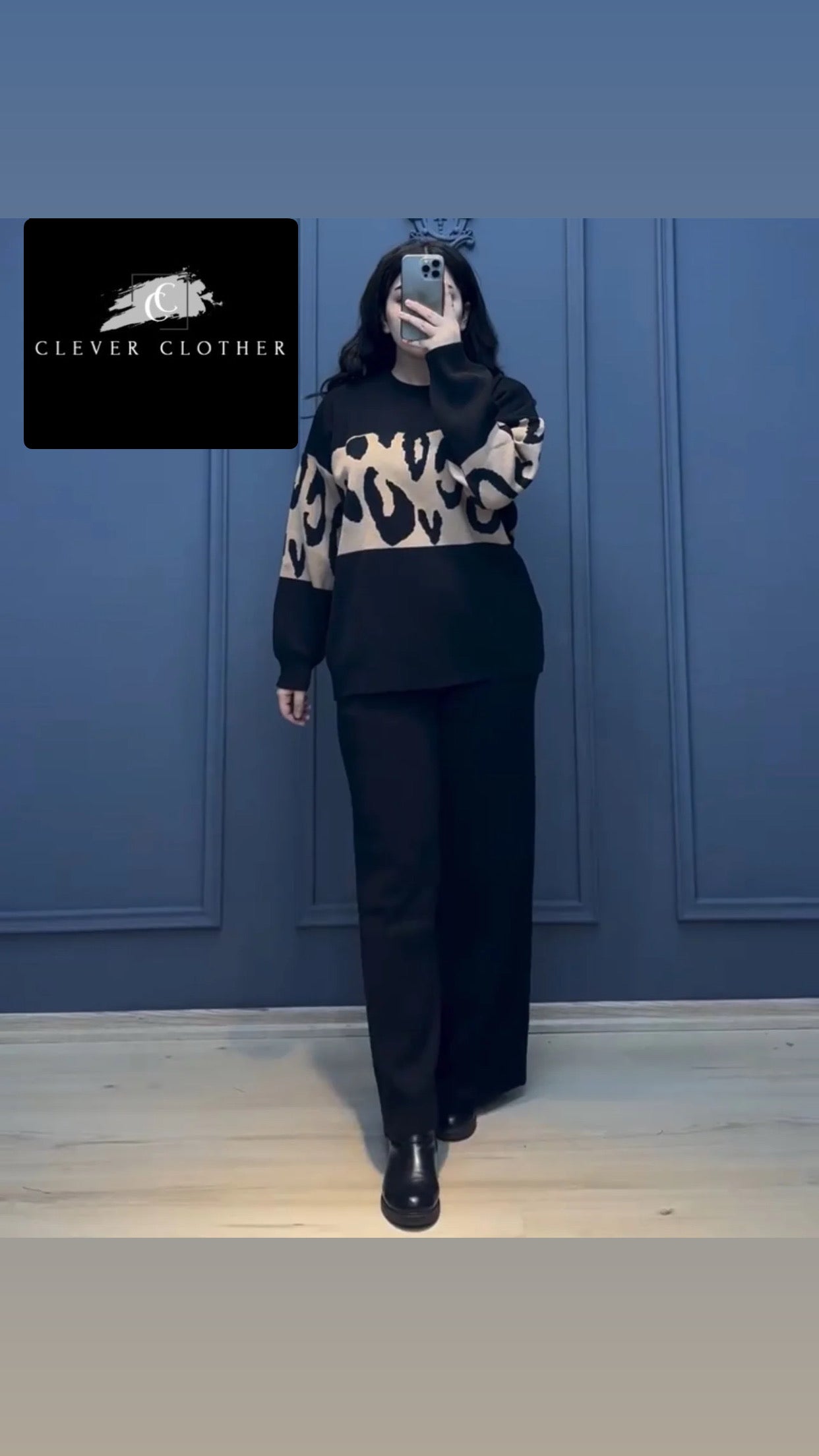 CH 526 Cc 2 Pcs Printed Fleece Co ord Set