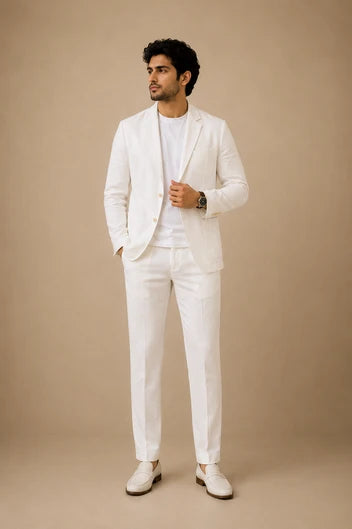 Cleverclothers The Côte Linen Blazer Set + Free t-shirt
