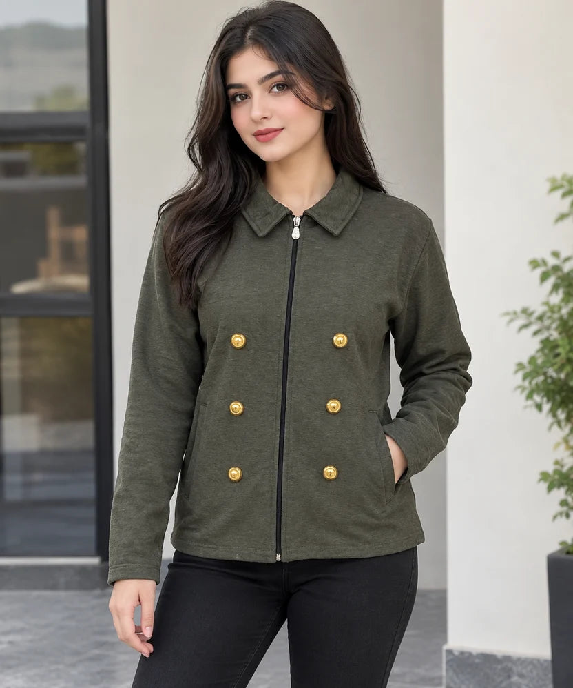 CleverClother | KW-R58 | Women’s Zip-Up Jacket