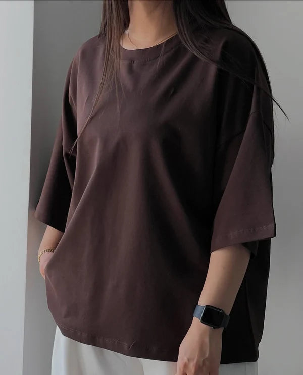 CH - 6113 - Downtown Oversized Tee |CLEVERCLOTHER