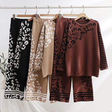 CH-496 Cc 2pcs  Printed Winter Fleece Co ord set