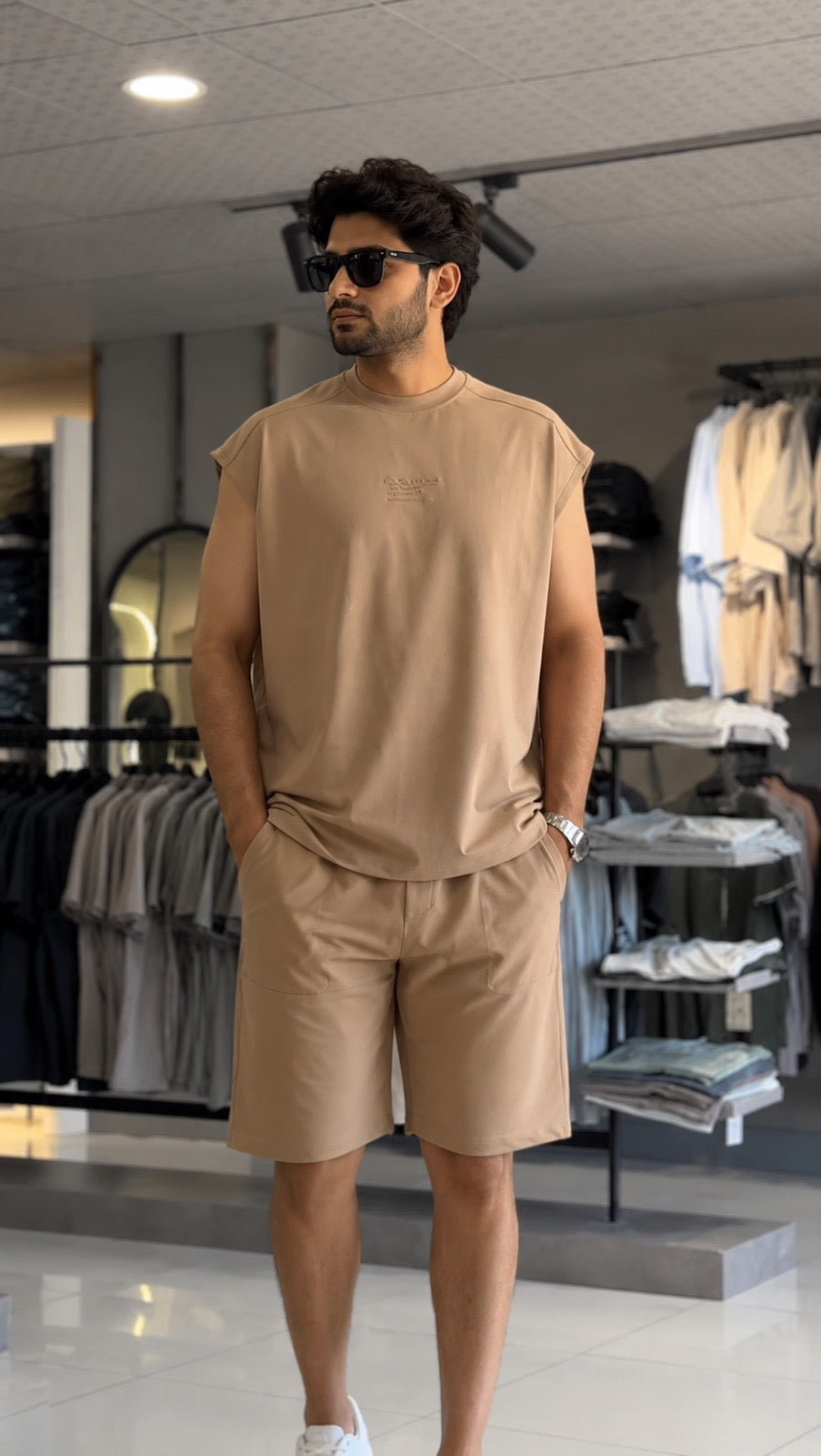LI -135 Cc Apex Sleeveless Co-Ord Set