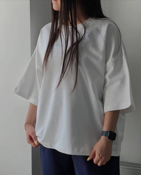 CH - 6113 - Downtown Oversized Tee |CLEVERCLOTHER