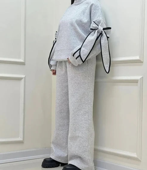 CH 621 -Pookie Bow Co-Ord Set -CLEVERCLOTHER