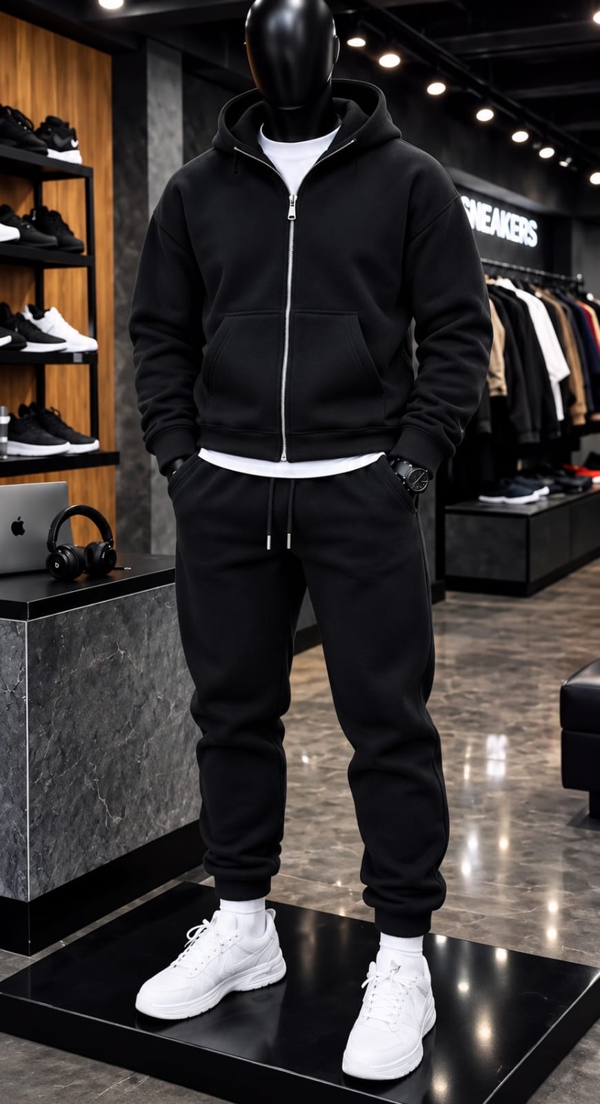 Li 186  CC 3PC COCOA LUXE™ — Premium Jacket, T-Shirt & Trouser Set