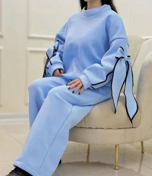 CH 621 -Pookie Bow Co-Ord Set -CLEVERCLOTHER