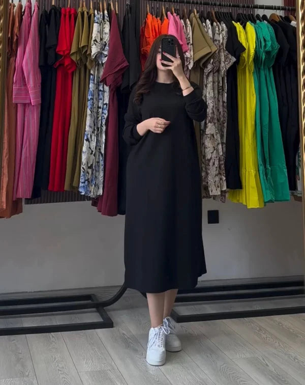 CH 592 - Longline Fleece Top For Winters -Cleverclother