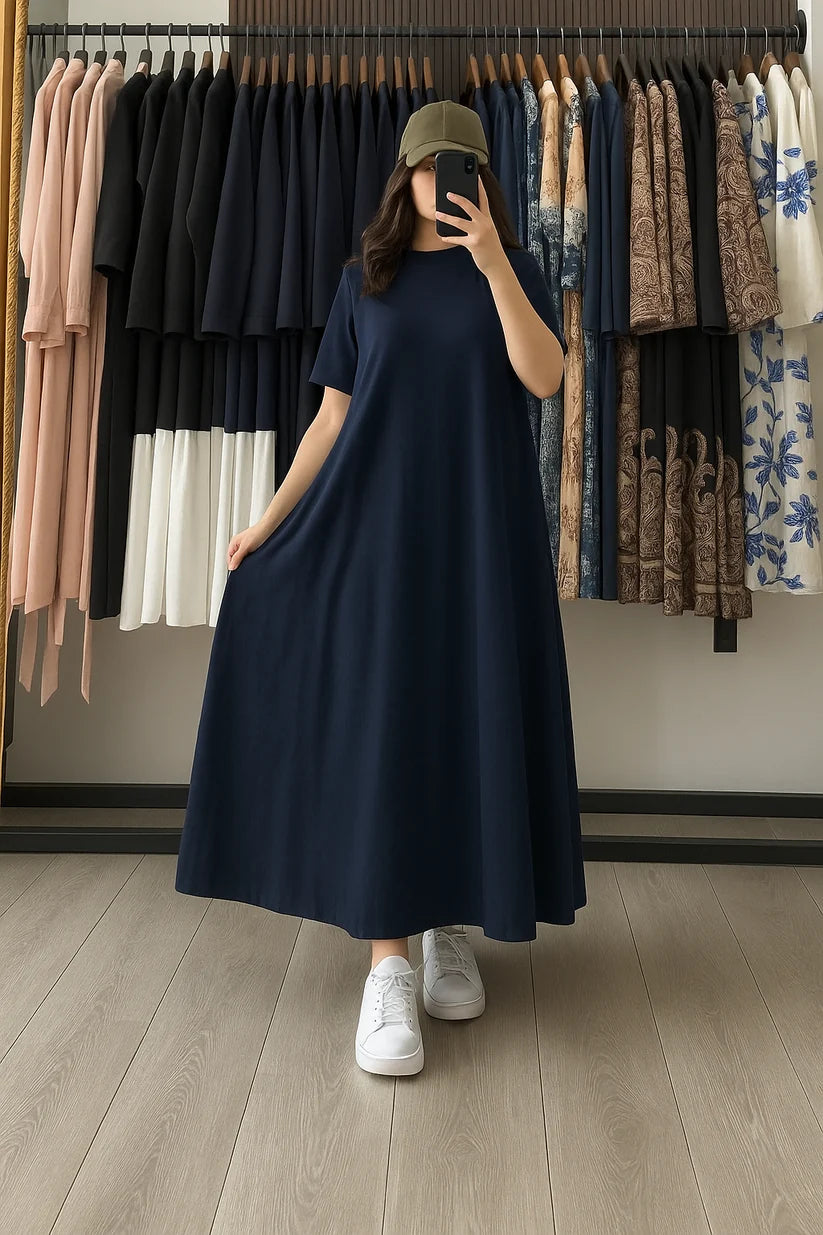 Ch # 560 Cc  Long Loose Summer Top