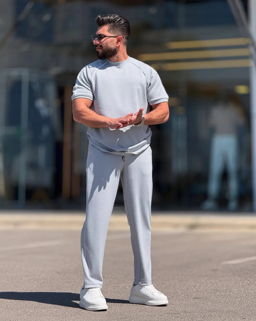 LI-54 JetLine Luxe Co-ord Set – Effortless Edge in Motion