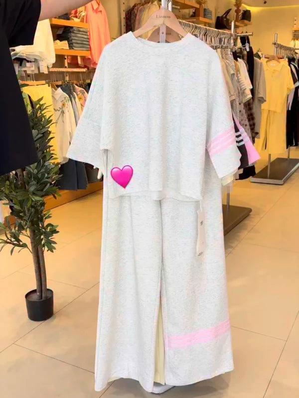 CH - 6074 - Stripes Co-ord Set |CLEVERCLOTHER