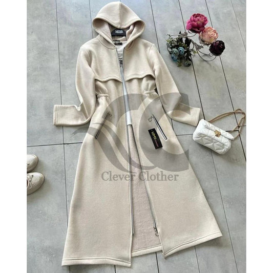 Cc Oversize Long Hooded Fleece Upper LY-0025