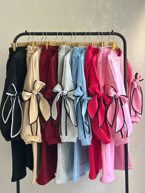 CH 621 -Pookie Bow Co-Ord Set -CLEVERCLOTHER