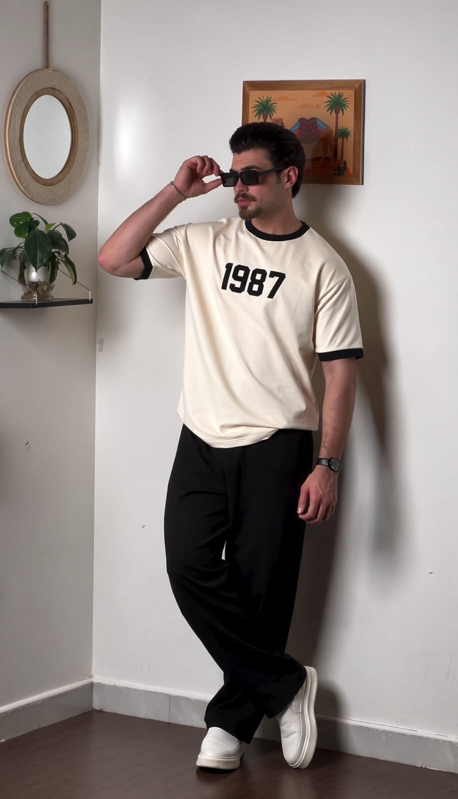 LI-87 MENS ATHLEISURE 1987  INSPIRED SET – SLIM FIT SHIRT & TROUSER