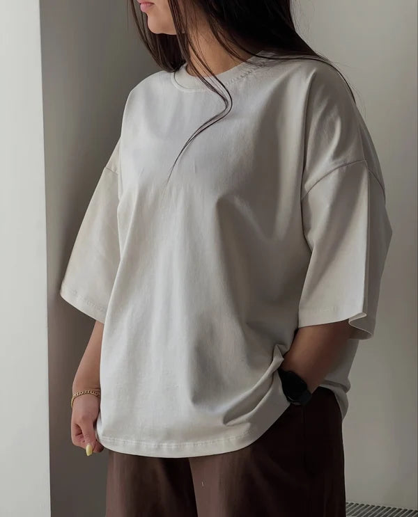 CH - 6113 - Downtown Oversized Tee |CLEVERCLOTHER