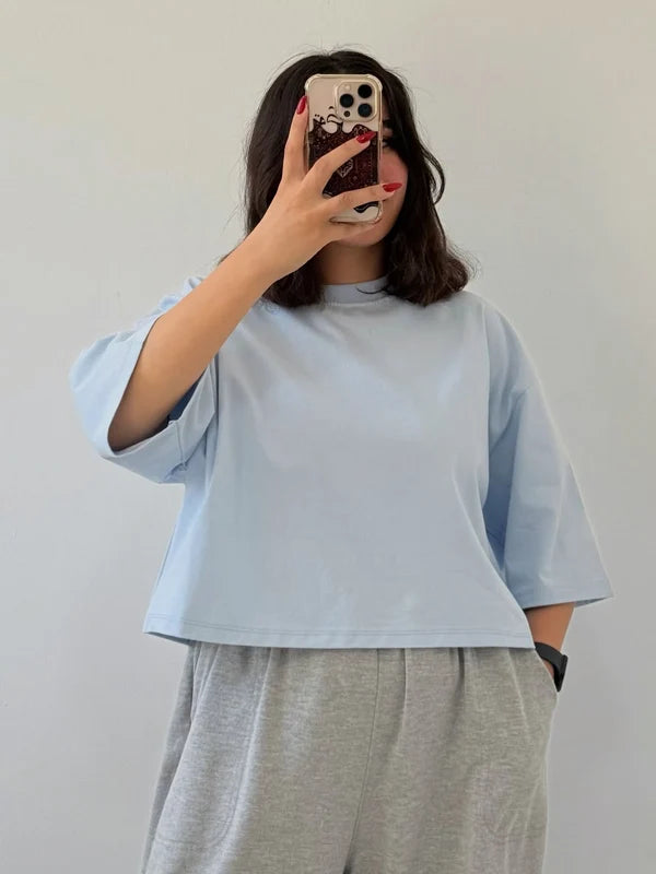 CH - 6095 - Everyday Boxy Tee |Cleverclother
