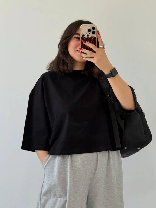 CH - 6095 - Everyday Boxy Tee |Cleverclother