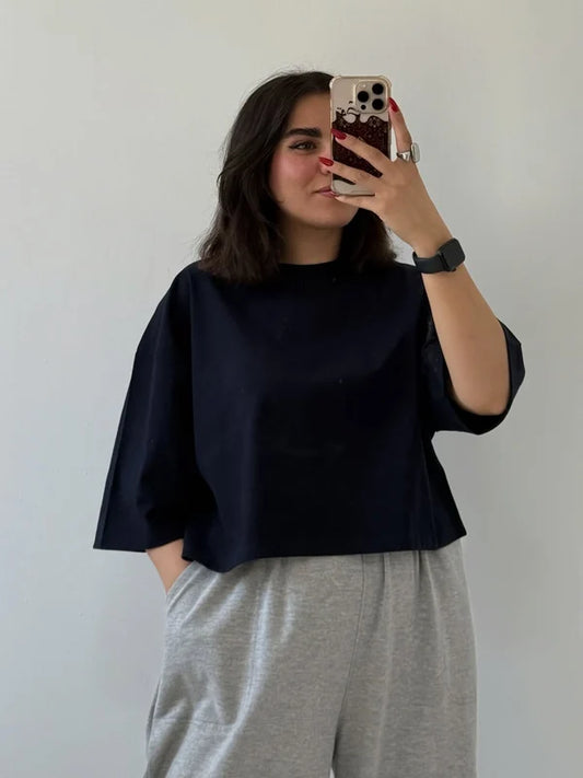 CH - 6095 - Everyday Boxy Tee |Cleverclother