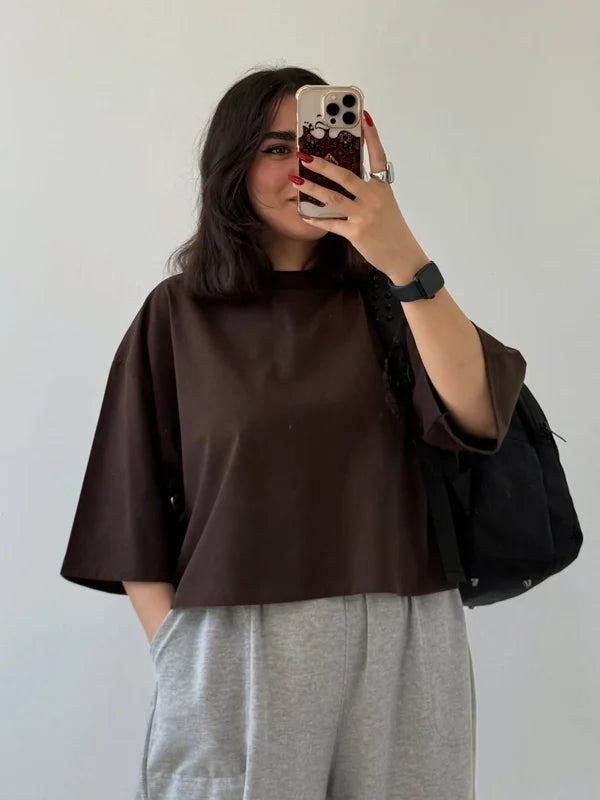 CH - 6095 - Everyday Boxy Tee |Cleverclother