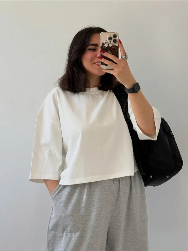 CH - 6095 - Everyday Boxy Tee |Cleverclother