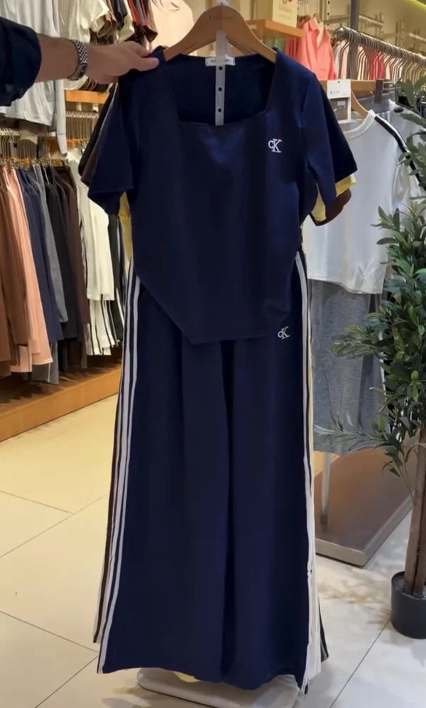 CH - 6126 - Square Nevk Co-ord Set |cleverclother