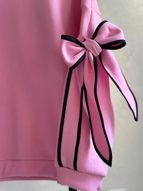 CH 621 -Pookie Bow Co-Ord Set -CLEVERCLOTHER