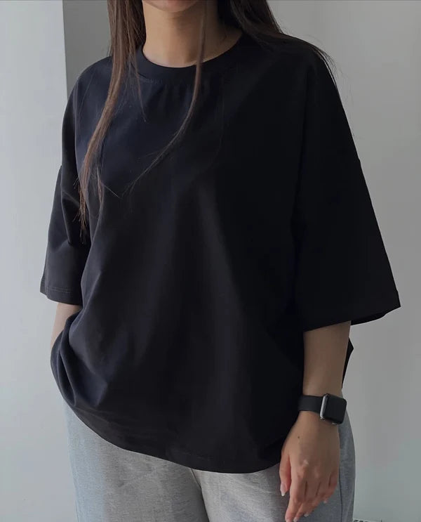 CH - 6113 - Downtown Oversized Tee |CLEVERCLOTHER