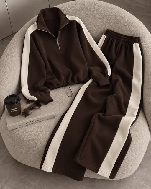 CH - 6150 - Urban Contrast Fleece Set |Cleverclother