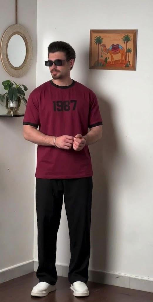 LI-87 MENS ATHLEISURE 1987  INSPIRED SET – SLIM FIT SHIRT & TROUSER