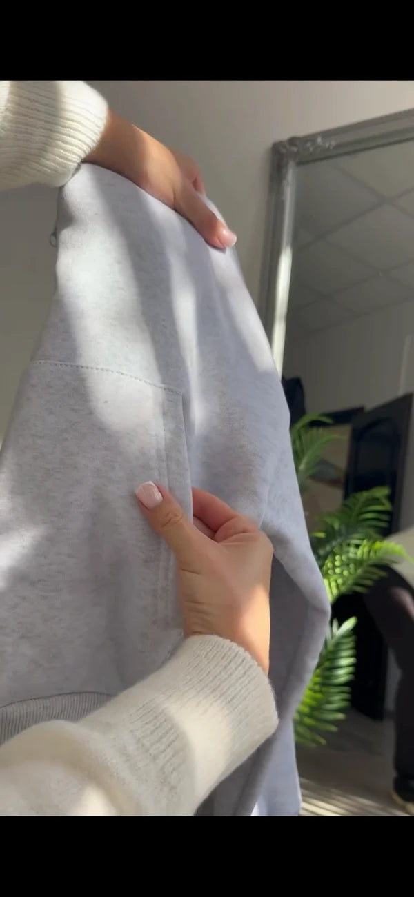 CH - 6151 - Cozy Vibes Fleece Tracksuit |CleverClother