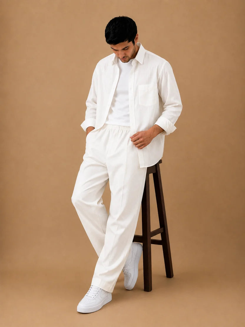 CLEVER Luxe Linen Essential Co-Ord Set li 161