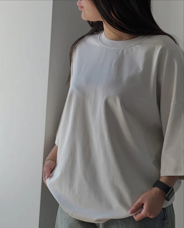 CH - 6113 - Downtown Oversized Tee |CLEVERCLOTHER