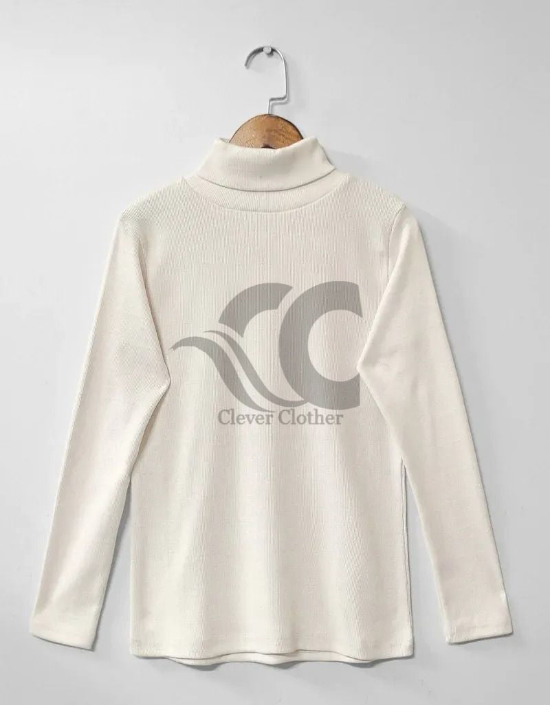 Plain Warm Fleece High neck CH-379