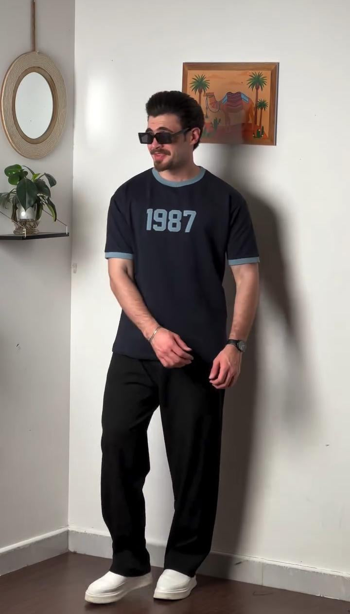 LI-87 MENS ATHLEISURE 1987  INSPIRED SET – SLIM FIT SHIRT & TROUSER