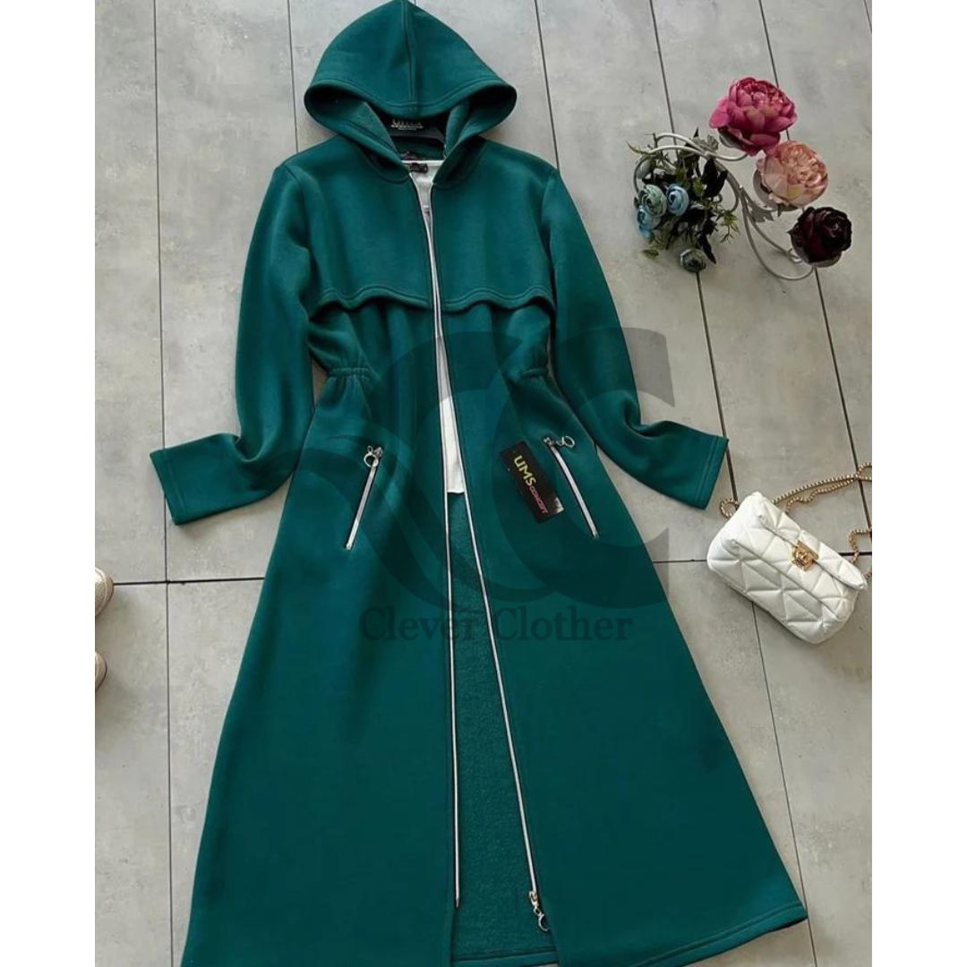 Cc Oversize Long Hooded Fleece Upper LY-0025