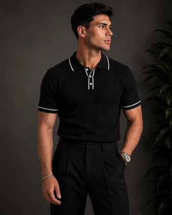 CLEVERCLOTHER | The Elite Texture Polo