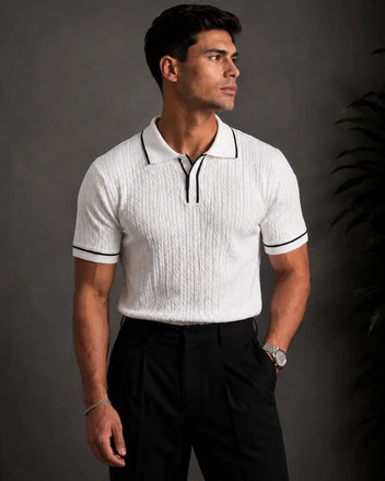CLEVERCLOTHER | The Elite Texture Polo
