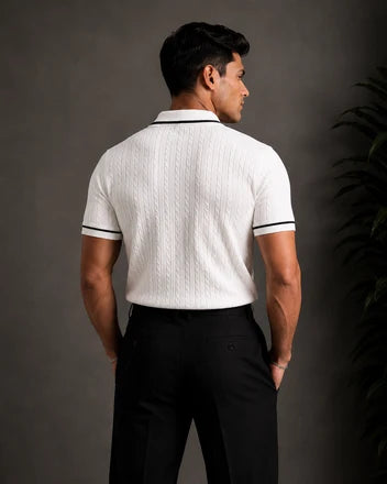 CLEVERCLOTHER | The Elite Texture Polo