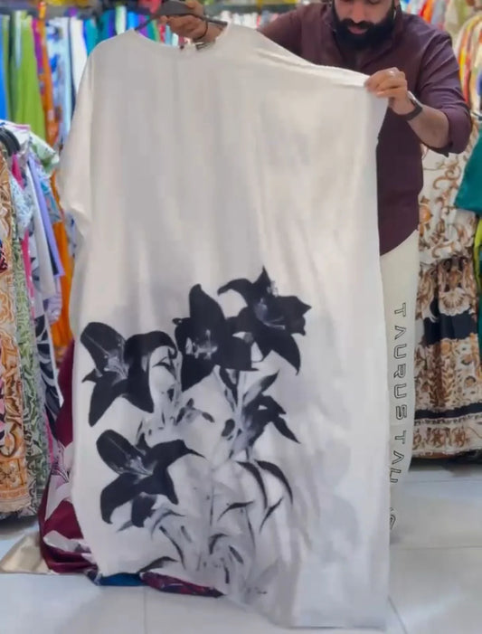 CH 551 Silk Kaftaan Dress