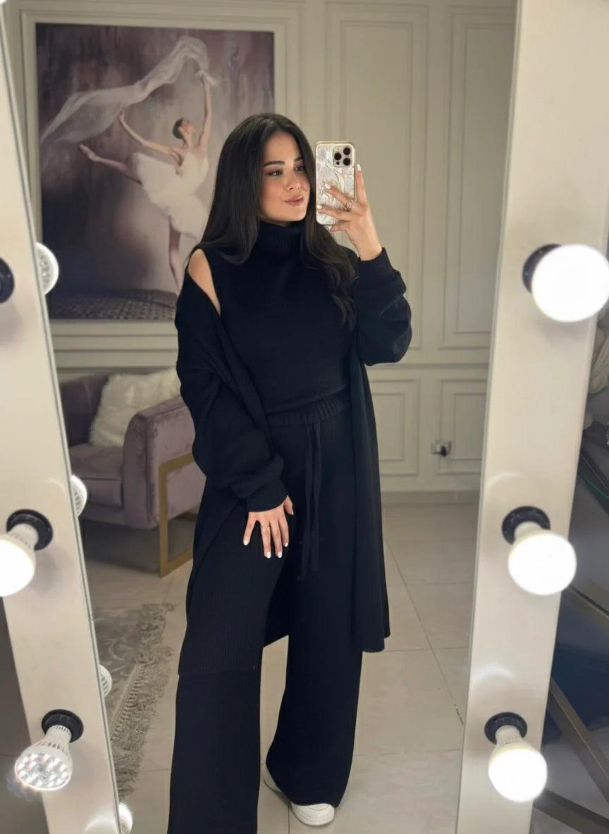 CH-604 Winter Glam 3-Piece Fleece Outfit