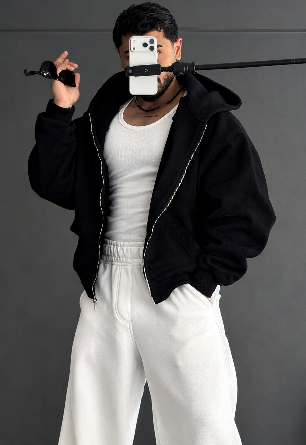 Urban Luxe Oversized Fleece Jacket & Trouser Set LI 181